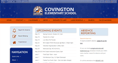 Desktop Screenshot of covingtonschool.org